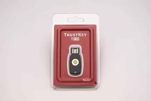 Vista 6 de Llave de seguridad FIDO2 U2F Autenticación de dos factores (2FA) Clave USB PIN+Touch (no biométrico) USB-A Tipo Trustkey T110