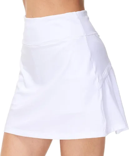 Vista 2 de Zingther Falda pantalón de tenis para mujer, también para pickleball, bádminton, correr y golf, faldas plisadas para niñas con pantalones cortos