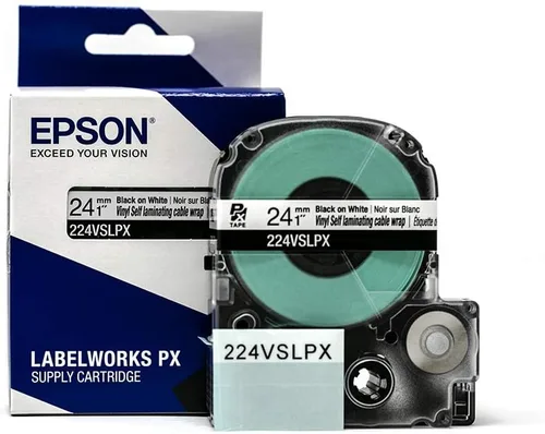 Vista 6 de LABELWORKS Paquete de etiquetado personalizado Car Guy - LW-PX900PCD Kit de etiquetado industrial, cartucho de cinta 211STBWPX - Cinta industrial