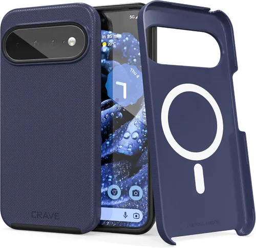Vista 26 de Crave Dual Guard para Google Pixel 6 Pro, funda de doble capa de protección contra golpes para Google Pixel 6 Pro - Aguamarina