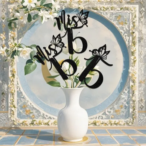 Vista 4 de Mis 15 palos de centro de mesa, decoraciones de feliz cumpleaños de 15, Hello 15, Cheers to 15 años, suministros para fiesta de aniversario, 12 Negro