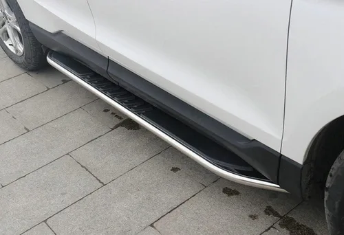Vista 4 de FANTE 2 protectores de acero inoxidable para Mercedez Benz GLB 2020-2022