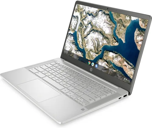 Vista 3 de HP Chromebook Laptop 14a-na1043cl 14 pulgadas diagonal FHD Notebook Intel Celeron N4500 4GB memoria 64GB eMMC computadora de almacenamiento PC