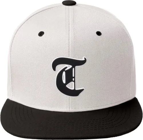 Vista 1539 de Daxton Gorra clásica con visera de billete plano con letras del alfabeto inglés antiguo de la A a la Z