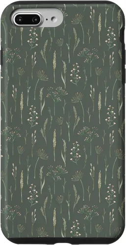 Vista 12 de Neutral Boho Dried Wildflower Meadow Botanical (Olive) Case for iPhone 17