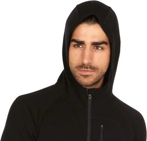 Vista 5 de Minus33 Merino Wool Trailblazer - Sudadera con capucha con cremallera completa para hombre, tela renovable sin picazón