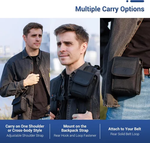 Vista 4 de JJC Funda de viaje para cámara Sony A6700 A6000 A6100 A6400 A6500 A6300+lente de 0.630-1.969 in, RX1R III, para Fujifilm X-E5 X100VI X100V, Ricoh