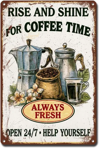 Vista 41 de Lygond Letrero de metal con texto en inglés «Bear That's What I Do I Drink Coffee I Hate People and I Know Things», decoración de invernadero