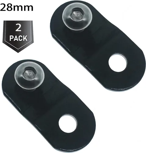 Vista 2 de Kit de elevación de tanque de gas de 28 mm para motocicletas Harley-Davidson de acero de repuesto (28 mm) 1 par