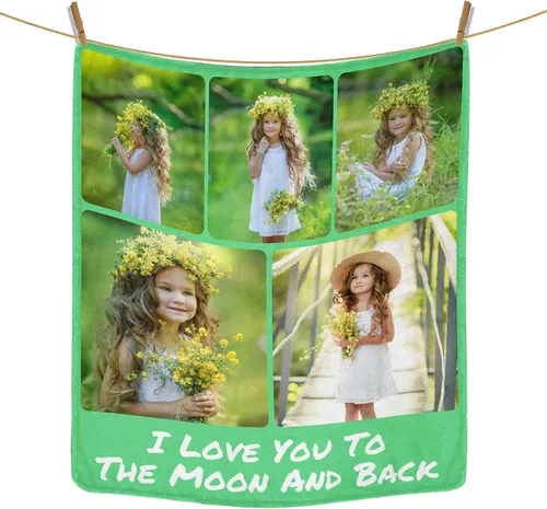 Vista 27 de Regalos personalizados de cumpleaños para el Día del Padre, para papá, abuelo, hombres, manta personalizada con fotos para mi papá, regalos de hija