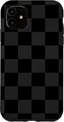 Vista 6 de Funda clásica para iPhone 12 Mini a cuadros grandes diseño de cuadros para mujer y hombre