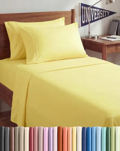 Vista 150 de Juego de sábanas Twin de 4 piezas - Cómodo, transpirable y refrescante - Juego de ropa de cama de lujo de hotel ultrasuave con bolsillos profundos