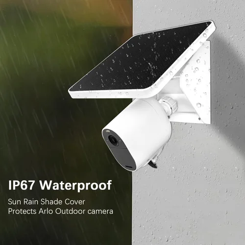 Vista 2 de Soporte de carga de panel solar de 4 W para Arlo Essential 2K (2ª generación), Essential XL, Essential Spotlight, Arlo Pro 6/6 XL, Pro 4/3/2, Pro 5S