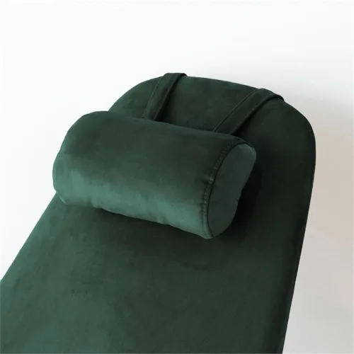 Vista 6 de ASHCROFT Jayce Mid-Century - Mecedora de terciopelo con respaldo ajustado en color verde