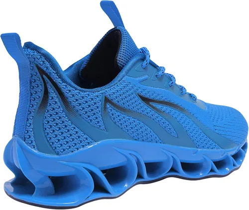 Vista 2 de QUINMOK Mens Fashion Sneakers Walking Breathable Non Slip Gym Running Tennis Shoes