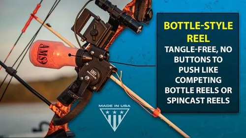 Vista 3 de AMS Bowfishing Carrete Retriever Pro - Fabricado en los Estados Unidos