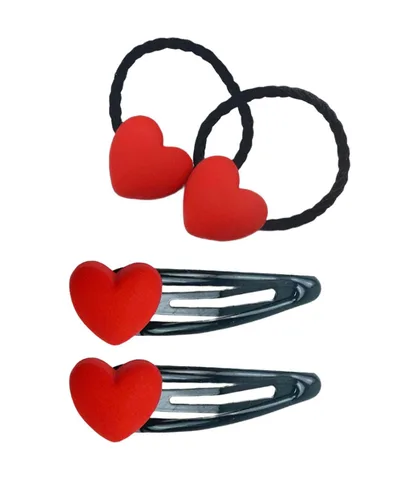 Vista 15 de Pinzas para el pelo para niñas, horquillas para el cabello con lazo para San Valentín, JHV14 (juego de 3 piezas)