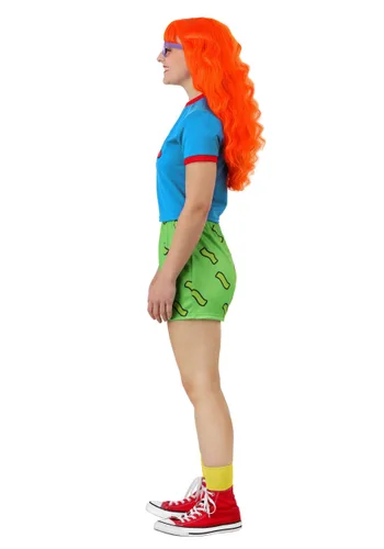 Vista 4 de Disfraz de Chuckie para Mujer de Nickelodeon Rugrats Multicolor