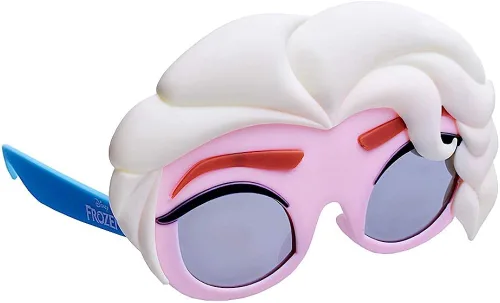 Vista 2 de Sun-Staches Licencia oficial Lil' Character Elsa Frozen, rosa, blanco, azul, marrón, 8 pulgadas