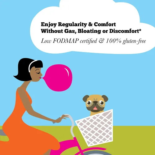 Vista 4 de Regular Girl Polvo orgánico, suplemento de fibra prebiótica y probióticos para mujeres, bajo FODMAP, 30 paquetes para llevar, sin sabor, 30 paquetes
