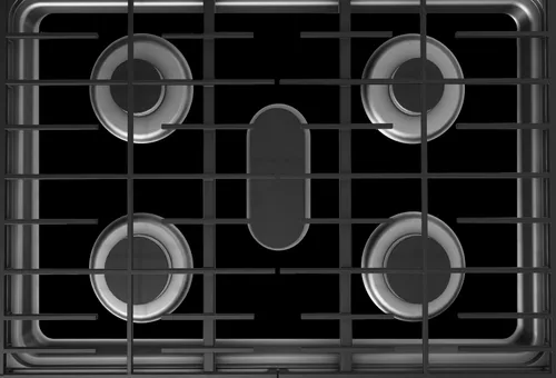Vista 2 de Protectores de estufa Premium Plus para cocina KitchenAid modelo KFGD500ESS04, corte personalizado, revestimiento de estufa fácil de limpiar