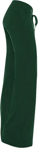 Vista 7 de Pantalones de yoga con corte de bota para mujer, con bolsillos de carga, elásticos, pantalones palazzo, pantalones largos y anchos para entrenamiento