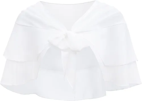 Vista 2 de Sombrero de sol Mob Cap Victorian Pioneer Prairie Bonnet Colonial Headwear Chal Wrap Traje de estola (tipo 1-blanco)