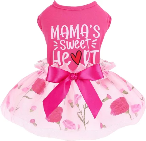Vista 16 de Traje de cumpleaños para perro: vestidos coloridos de malla del alfabeto, tutú de verano, ropa para cachorros, XS, negro Cumpleaños negro