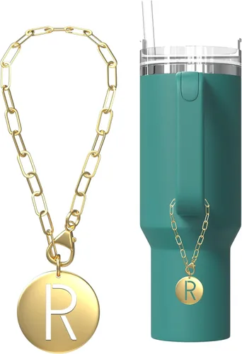 Vista 18 de Stanley Accessories - Dijes dorados de Stanley de 40 onzas con letras A-Z para vaso Stanley, accesorios compatibles con Yeti y Hydro Flask, Pequeño