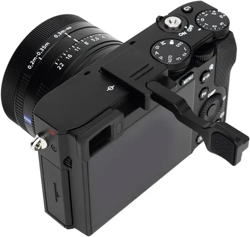 Vista 8 de JJC LHP-1 - Pantalla cuadrada de metal para lente y agarre plegable para cámara digital Sony RX1R III RX1RIII RX1R3