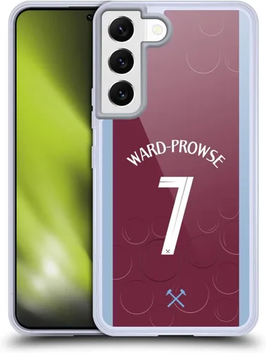 Vista 64 de Head Case Designs Officially Licensed West Ham United FC James Ward-Prowse 2023/24 Players Home Kit Gel Case [Military Grade Protection] Compatible