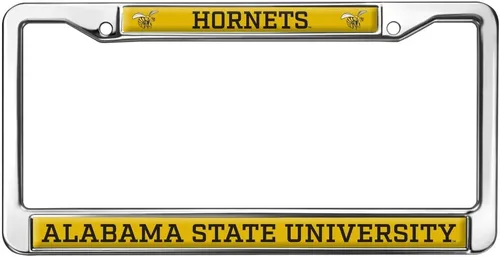 Vista 324 de Texas A&M University - Texarkana Mascot - Marco de metal estándar para placa de matrícula de tamaño completo