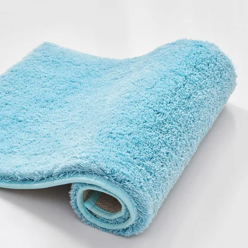 Vista 11 de CozeCube Tapetes de baño circulares de vellón para baño, esponjosos, absorbentes, de microfibra de secado rápido, antideslizantes, lavables
