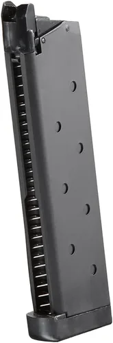 Vista 9 de Double Bell M1911 Pistola de aire comprimido de gas verde con agarre de madera (color: negro)