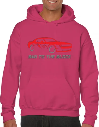 Vista 16 de Bad To The Block - Sudaderas con capucha y cuello redondo para hombre