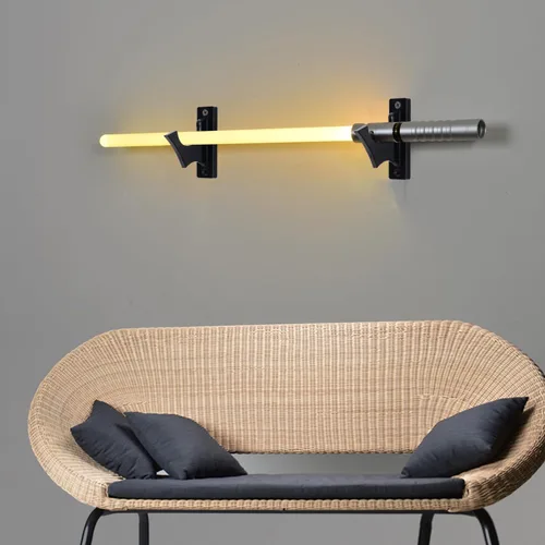 Vista 2 de Soporte para sables de luz - Soporte de pared para sable de luz, soporte de sable de luz acrílico, soporte para sable de luz, soporte para sable