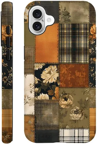 Vista 19 de DAIZAG Funda compatible con iPhone 11, funda duradera de protección contra golpes para niñas y mujeres, cruz bíblica, collage de flores