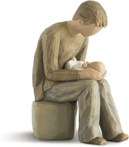 Vista 14 de Willow Tree Nurture, figura esculpida pintada a mano Hand-Painted Resin Figurine, Sculpted by Artist Susan Lordi, Celebrates Loving Family