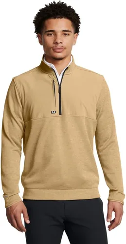 Vista 23 de Under Armour Sudadera Drive Storm con media cremallera para hombre (001) Negro / Blanco