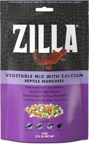 Vista 13 de Zilla Reptile Munchies - Mezcla de verduras y frutas, 4 onzas