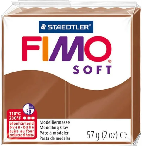 Vista 6 de FIMO Soft & Effect - Arcilla polimérica para modelar horno, 2.01 oz, juego de 8 unidades, colección Chai Latte