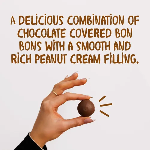 Vista 7 de Bon O Bon Bonbons con Relleno de Crema de Maní y Obleas 450 Grs.