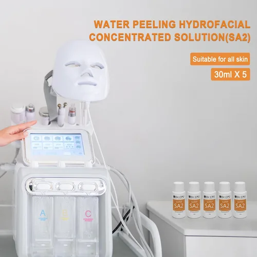Vista 2 de Peeling de agua Hidrofacial Cuidado de la Piel Hidratante Facial Limpieza Suero de Piel Aqua Peel Solución Concentrada 1.0 fl oz/1.01oz por Botella