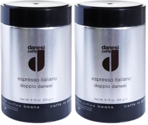 Vista 21 de Danesi Caffe - Granos de café enteros italianos, granos de café expreso y grano entero de tostado medio, perfectos para máquinas de espresso, prensa