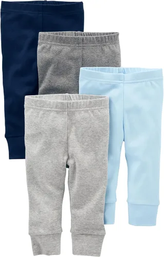 Vista 22 de Simple Joys by Carter's - Pantalones de forro polar para bebé, paquete de 4