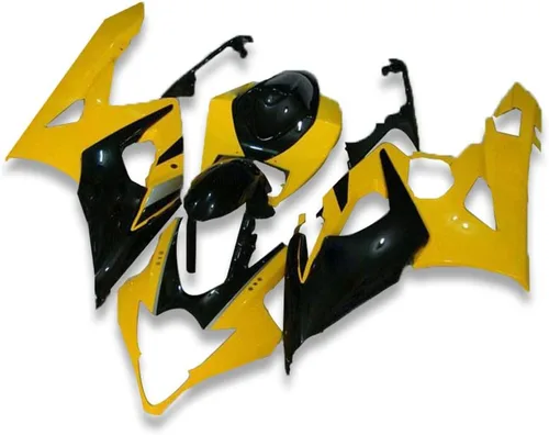 Vista 29 de YTL - Carenado completo negro brillante para Suzuki 2005-2006 GSXR 1000