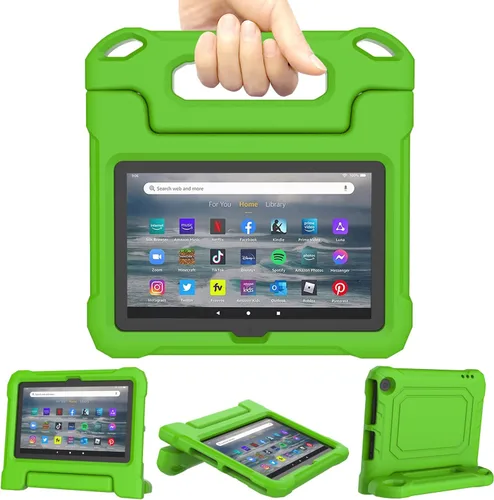 Vista 16 de Funda para tablet Amazon Fire 7 para niños (12ª generación, versión 2022), ligera, a prueba de golpes, apta para niños, funda para tablet Fire 7