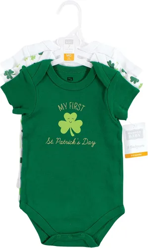 Vista 138 de Hudson Baby baby-girls Cotton Bodysuits 3-pack