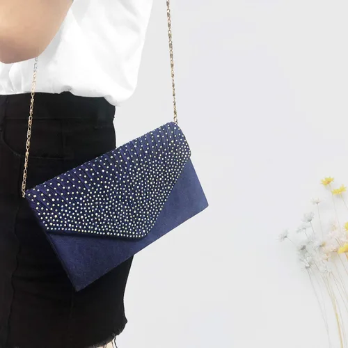Vista 7 de Groupcow Nuevos bolsos de noche para mujer, bolso de boda