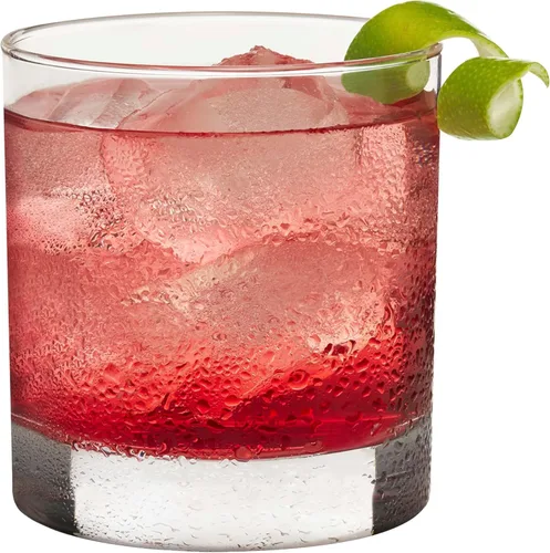Vista 7 de Libbey 917CD Juego de 12 vasos de rocas con base pesada, vasos de vidrio con líneas simples, elegante juego de vasos estilo antiguo para whisky